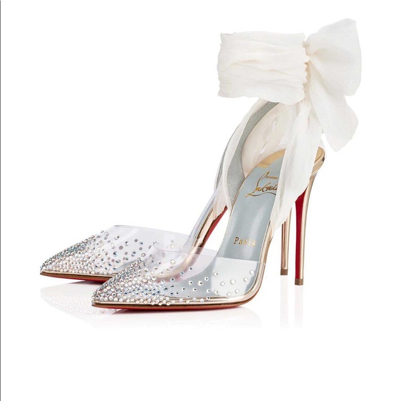 Christian Louboutin Shoes - Christian Louboutin Miragirl 100 PVC Chiffon